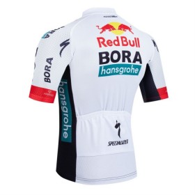 Maglia 2025 BORA-Hansgrohe Bull Manica Corta Nero Rosso